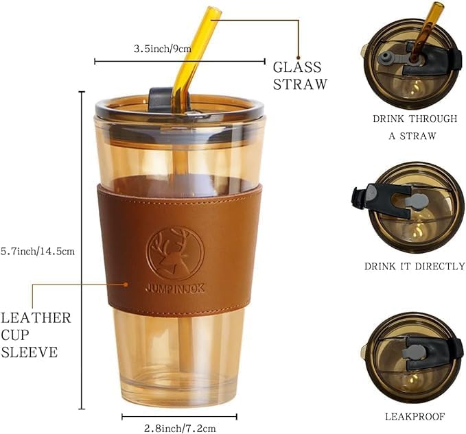 Drinking Glasses / for Iced Tea, Juice, Cocktail, Smoothies Drinks