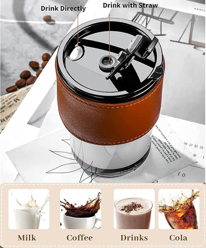 Travel Glass Coffee Mug for Water Juice Milk tea