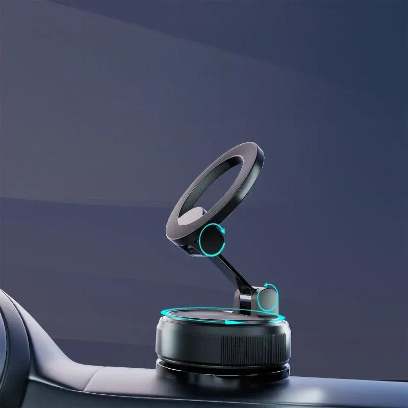 Magnetic Phone Holder with Vacuum Suction
