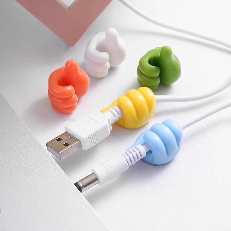 Silicone Thumb Hook & Cable Management Organizer