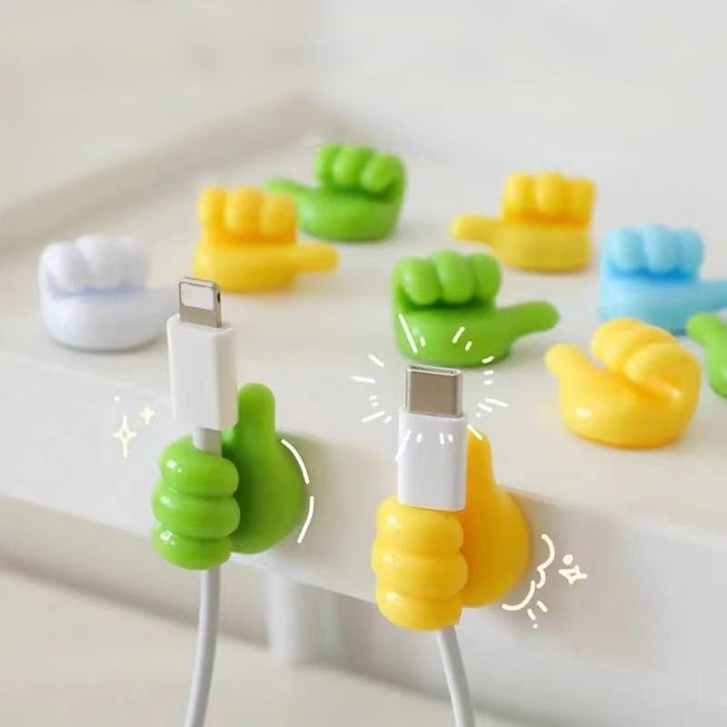Silicone Thumb Hook & Cable Management Organizer
