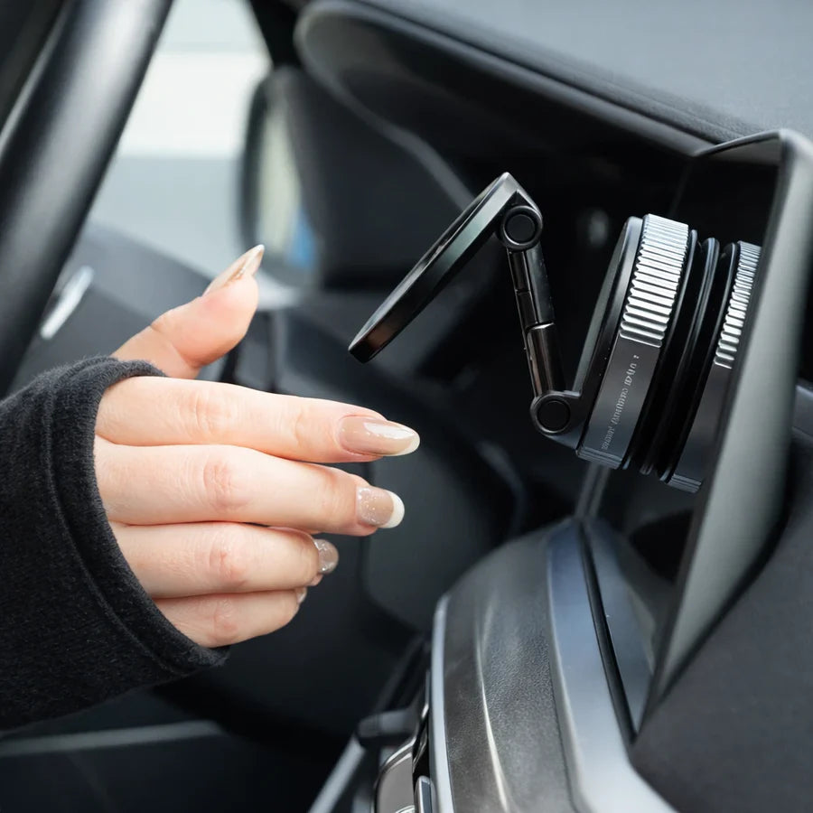 Magnetic Phone Holder with Vacuum Suction