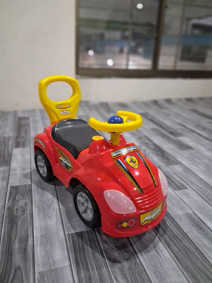 "Mega Car" manual ride-on push car for kids