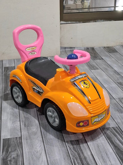"Mega Car" manual ride-on push car for kids