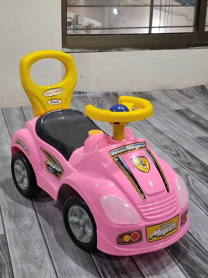"Mega Car" manual ride-on push car for kids