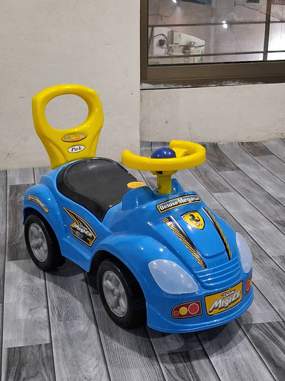 "Mega Car" manual ride-on push car for kids