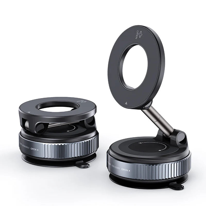 Magnetic Phone Holder with Vacuum Suction