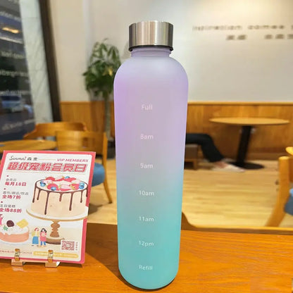 Time Marked Water Bottle,