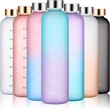 Time Marked Water Bottle,