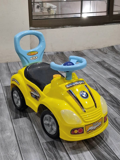 "Mega Car" manual ride-on push car for kids